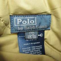 ポロ バイ ラルフローレン Polo by Ralph Lauren リバーシブル ダウン ベスト ロゴ 刺繍 ハイネック モックネック ジャケット ME12_画像8