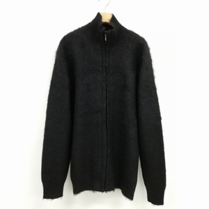 未使用品 ニードルス ニードルズ Needles NS283 ZIPPED MOHAIR CARDIGAN 23AW ジップド モヘア カーディガン L ブラック メンズ