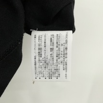 エムエスジーエム MSGM ロゴ 箔プリント カットソー Tシャツ トップス 半袖 XS ブラック レディース_画像7
