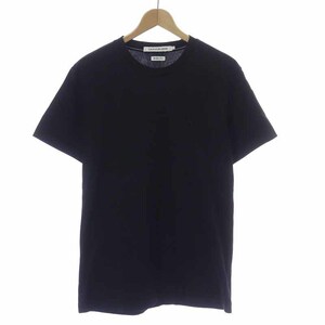 カルバンクラインジーンズ Calvin Klein Jeans ワンポイントロゴショートスリーブTシャツ カットソー 半袖 S 黒 ブラック J318046