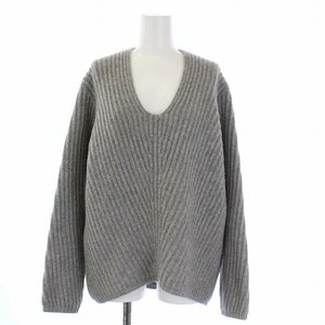 アクネ ストゥディオズ Acne Studios DEBORAH L-WOOL ニット セーター 長袖 Vネック ウール XXS グレー /KH レディース