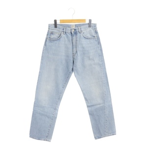to-temTOTEME ORIGINAL DENIM original Denim pants jeans tapered zipper fly 28/32 light blue /DO #OS lady's 
