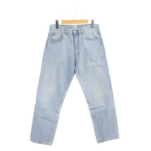 トーテム TOTEME ORIGINAL DENIM オリジナルデニムパンツ ジーンズ テーパード ジッパーフライ 28/32 ライトブルー /DO ■OS レディース_画像1