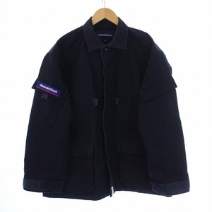 ディセンダント DESCENDANT DWU WORK JACKET ワークジャケット ステンカラージャケット アウター 2 M 紺 ネイビー /KH メンズ