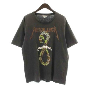 アンユーズド UNUSED METALLICA Tシャツ カットソー 半袖 クルーネック プリント 2 M グレー マルチカラー US1137 /NW7 メンズ