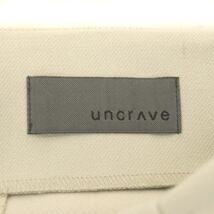 アンクレイヴ uncrave 21AW カルゼ ハイウエスト パンツ テーパード タック 1 グレージュ /DF ■OS レディース_画像3