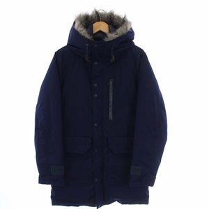 THE NORTH FACE PURPLE LABEL JOURNAL STANDARD 65/35 LONG SEROW ロングセロー ダウンジャケット フード ファー M 紺 ND2467N