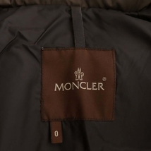 モンクレール MONCLER 茶タグ ファー付き ダウンジャケット アウター フード付き ジップアップ 0 ダークブラウン /ES ■OS レディース_画像3