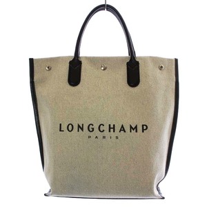 ロンシャン LONGCHAMP ESSENTIAL M ショッピングバッグ トートバッグ ハンドバッグ コットンキャンバス エクリュ 10211HSG037