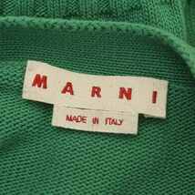 マルニ MARNI 23SS ダメージ加工ニットカーディガン 前開き 40 緑 グリーン /MF ■OS レディース_画像3