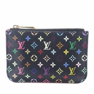 ルイヴィトン LOUIS VUITTON モノグラム マルチカラー ポシェット クレ コインケース 小銭入れ 財布 黒 ブラック M93735 /YB レディース