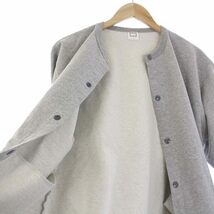 スタンダード カリフォルニア 23AW SD US Cotton Sweat Cardigan カーディガン スウェット 長袖 M グレー KNOLC200 /TK メンズ_画像3