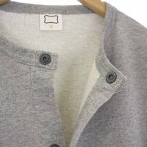 スタンダード カリフォルニア 23AW SD US Cotton Sweat Cardigan カーディガン スウェット 長袖 M グレー KNOLC200 /TK メンズ_画像4