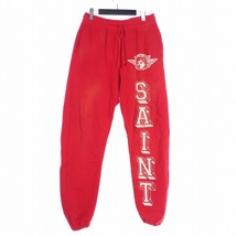 セントマイケル SAINT MICHAEL 22SS SWEAT PANTS ANGEL エンジェル スウェットパンツ S 赤 レッド SM-S22-0000-052 メンズ_画像1