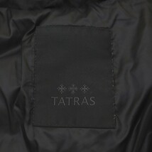 タトラス TATRAS POLITEAMA ポリテアマ ダウンコート ジップアップ ナイロン アウター ロング フード 03 黒 ブラック LTA19A4694 /HS ■OS_画像3