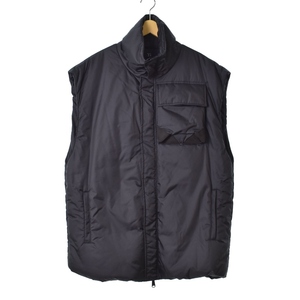 ワイズ Y's NYLON PADDED VEST ナイロン 中綿 ベスト 3 黒 ブラック YJ-V41-630 レディース