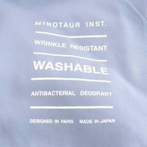 ミノトール インスト MINOTAUR INST. 近年モデル 着物ローブ WASHABLE 羽織り S M 水色 ライトブルー /AN41 レディース_画像4