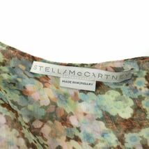 ステラマッカートニー STELLA McCARTNEY シアーワンピース シルク 花柄 ひざ丈 花柄 34 XS マルチカラー /TK レディース_画像7