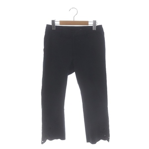 Vivi Tam vivienne tam укороченные брюки сабрина брюки вышивка растяжение 0 Black /hs ■ OS Ladies