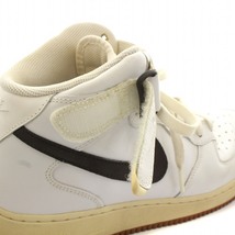 ナイキ NIKE エア フォース 1 ミッド AIR FORCE 1 MID ハイカットスニーカー シューズ 27.5cm 白 ホワイト 315123-103 /AQ ■GY18_画像8