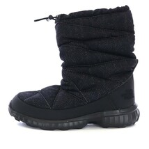 ザノースフェイス THE NORTH FACE GOOSE DOWN BOOTS ミドルブーツ US5 23cm 紺 ネイビー 黒 ブラック NZS99H59 /TK レディース_画像2