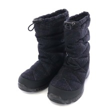 ザノースフェイス THE NORTH FACE GOOSE DOWN BOOTS ミドルブーツ US5 23cm 紺 ネイビー 黒 ブラック NZS99H59 /TK レディース_画像1