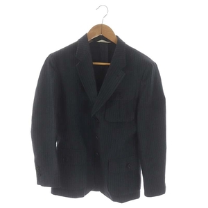  Paul Smith коллекция tailored jacket одиночный 3B полоса хлопок linenS темно-синий темно-синий /MF #OS мужской 