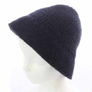 THE H.W.DOG&CO. ザエイチダブリュードッグアンドコー KNIT HAT ニット帽 帽子 ニットハット ウール F 黒 ブラック /AT16 レディース