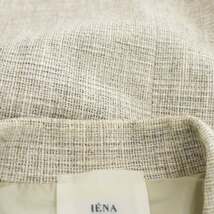 イエナラブークル IENA LA BOUCLE 21SS 綿ツイード ダブルボタンジャケット テーラード 38 生成 エクリュ /DF ■OS レディース_画像7