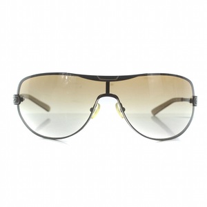 ディーゼル DIESEL サングラス 眼鏡 アイウェア ワンレンズ 金属 プラスチック 黒 ブラック 茶 ブラウン /KW ■GY99 メンズ