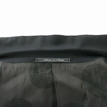 ジャンニヴェルサーチ ヴェルサーチェ GIANNI VERSACE イタリア製 テーラードジャケット ダブル 総裏 サイドベンツ 56 XL 黒_画像7