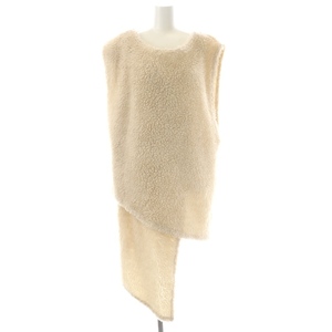  engineered garments Engineered Garments boa fleece long the best thin no sleeve light beige /DO #OS lady's 