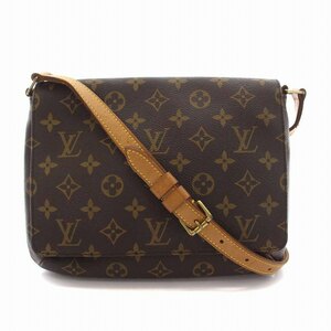 ルイヴィトン LOUIS VUITTON モノグラム ミュゼットタンゴ ショート ショルダーバッグ 茶 ブラウン M51257 /YM ■OH レディース