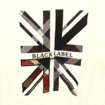 ブラックレーベルクレストブリッジ BLACK LABEL CRESTBRIDGE Tシャツ カットソー 半袖 クルーネック ロゴ刺繍 M 白 マルチカラー_画像4