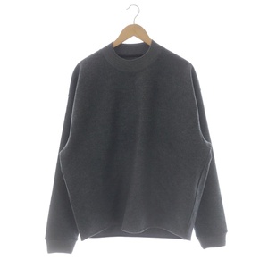 ジルサンダー JIL SANDER 23AW WOOL SWEATSHIRT-001 ウール スウェットシャツ カットソー 長袖 46 グレー J22GU0112 /DF ■OS メンズ