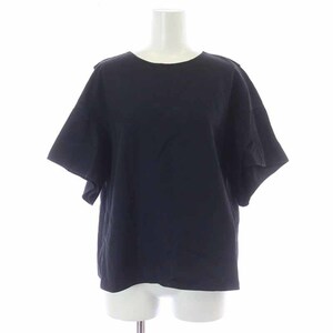  Adore ADORE cut and sewn short sleeves frill 38 M navy blue navy /AT9 lady's 