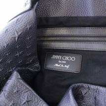 ジミーチュウ JIMMY CHOO PIMLICO ピムリコ スターエンボス トートバッグ ハンドバッグ レザー 紺 ネイビー /KH ■OH メンズ_画像7