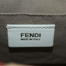 フェンディ FENDI ズッキーノ ミニボストンバッグ ハンドバッグ キャンバス レザー 花柄 南京錠 鍵 ピンク 8BL068_画像7