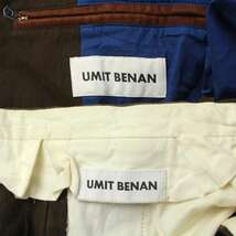 UMIT BENAN イタリア製 セットアップ テーラードジャケット シングル 2B サイドベンツ パンツ スラックス ボタンフライ 44 S 茶色_画像4