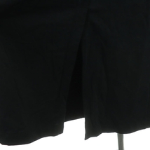 エスロー ESLOW カットソーワンピース ロング 七分袖 コットン 9 黒 ブラック /NR ■OS レディース_画像6