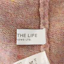 ユナイテッドアローズ A DAY IN THE LIFE UNITED ARROWS サイドスリット モックネックニット セーター 長袖 ピンク /HK ■OS レディース_画像4