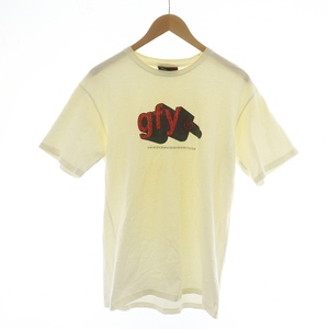 アンダーカバー UNDERCOVER Tシャツ カットソー 半袖 薄手 プリント M アイボリー ■GY03 /MQ メンズ