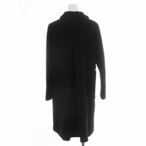 チェスティ Chesty 18AW ロングコート コート 襟装飾 ウール 0 S 黒 ブラック /TR17 レディース_画像2