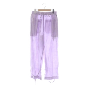  Anne s clear INSCRIRE Easy pants silk 34 purple purple /MF #OS lady's 