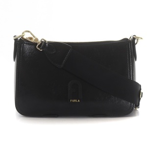 フルラ FURLA ATENA ショルダーバッグ レザー ロゴ 黒 ブラック WB00397 BX0305 O6000 /WM レディース