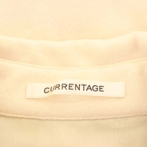 カレンテージ CURRENTAGE ジップアップ オーバーシャツジャケット ウール ライトベージュ /HS ■OS レディース_画像3