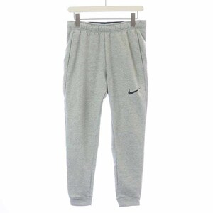 未使用品 ナイキ NIKE DRI-FIT トレーニングパンツ テーパードパンツ イージー スウェット S グレー /AT11 メンズ