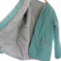 デサント DESCENTE ディーディーディー ddd LIGHT PUFF CARDIGAN JACKET 中綿ジャケット ナイロン L 緑 メンズ_画像4