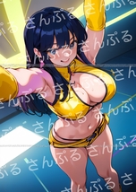 0a1 [おまけあり] ダーティペア ユリ ダーティーペア DIRTY PAIR YURI 同人 ポスター A4 サイズ 光沢 高品質 イラスト アート アニメ 美女_画像1