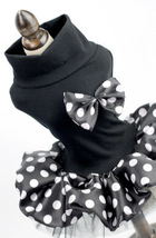 【犬服】ワンピース　ノースリーブ　スカート　　パニエ付き　色ブラック　※必ずサイズを確認して下さい。_画像2